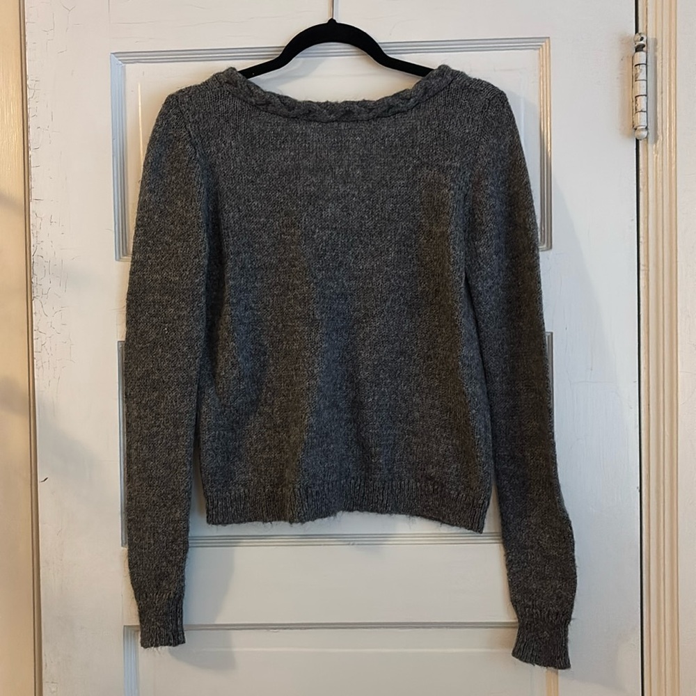 Dark grey sweater